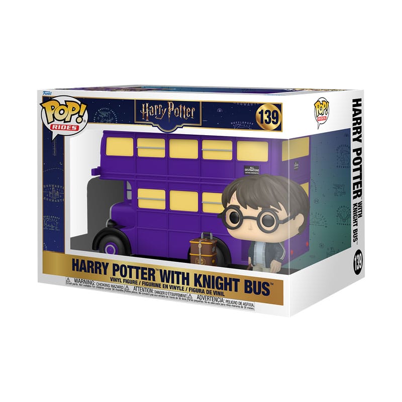 Harry Potter POP! Rides Super Deluxe Vinyl Figura Knight Bus 15 cm