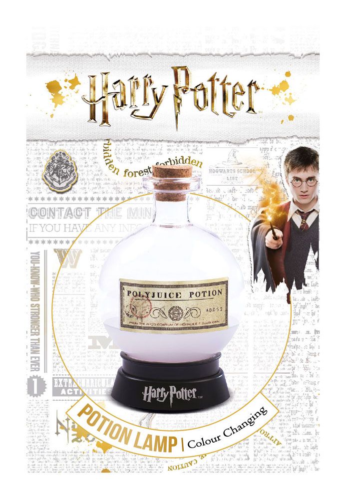 Harry Potter Lámpara Mood Light que cambia los colores Poción Multijugos 14 cm