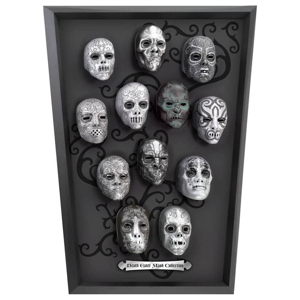 Colección de minimáscaras de mortífagos