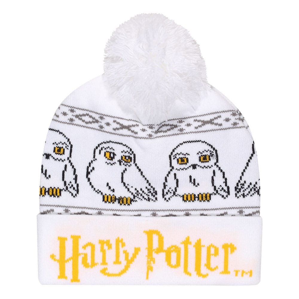 Harry Potter Gorro Pom-Pom Hedwig Snow