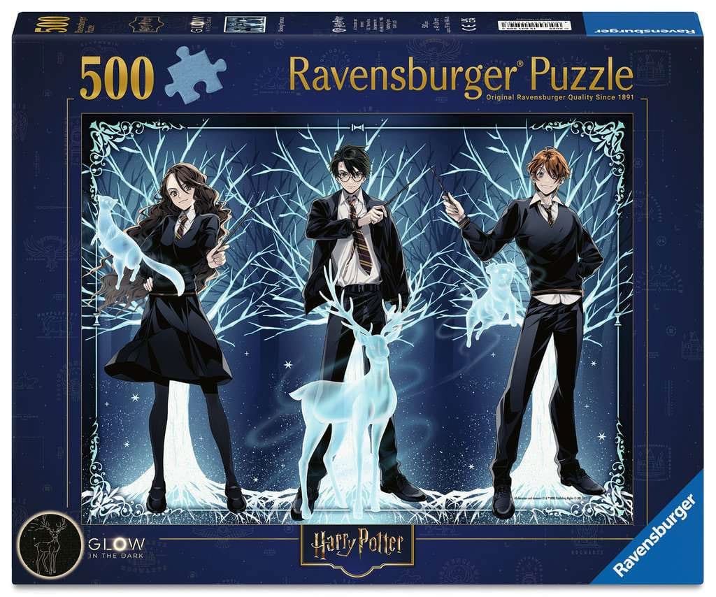 Harry Potter Puzzle Glow-in-the-Dark Glowing Patronus (500 piezas)