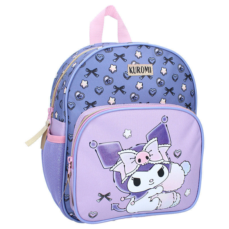 Mochila Infantil 29Cm Con Rejillas Y Bolsillo Kuromi