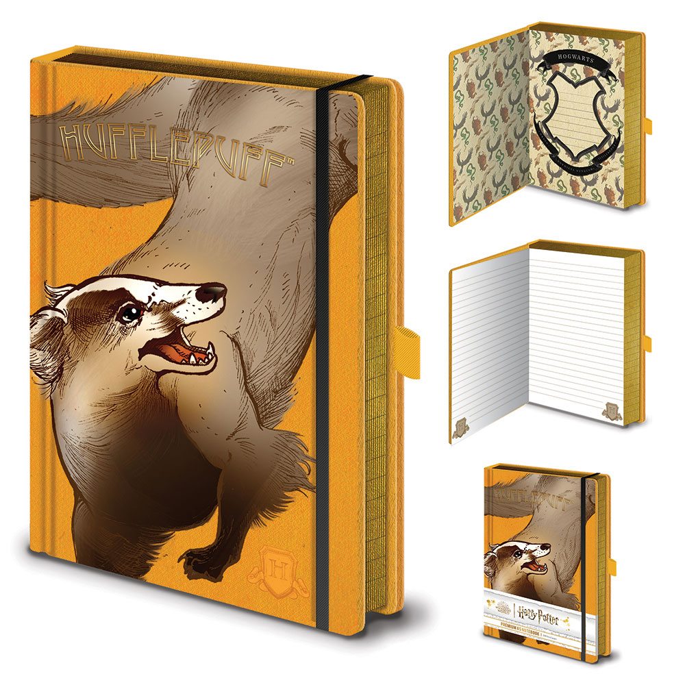 Harry Potter Libreta Premium Hufflepuff