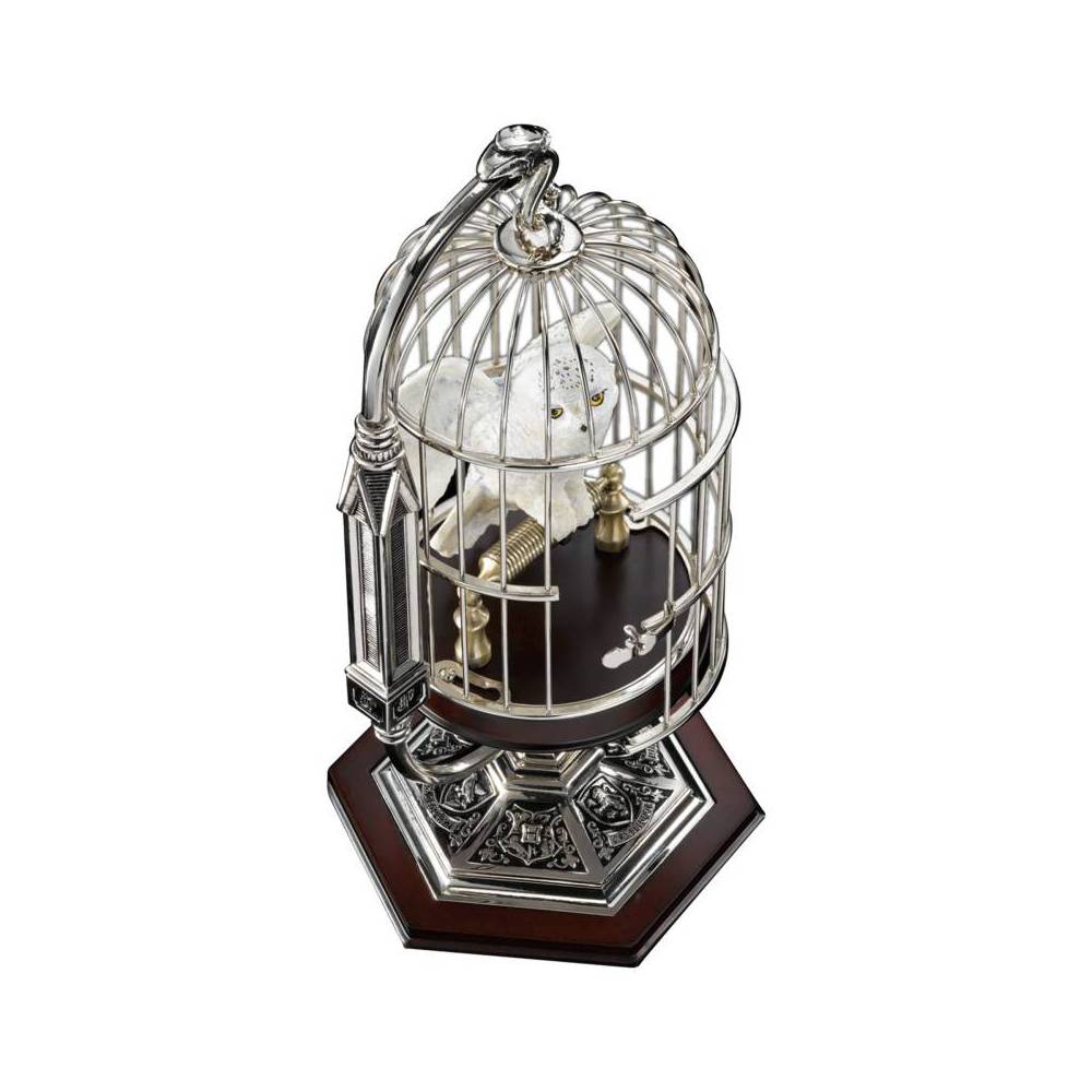 Estatua Hedwig miniatura en jaula Harry Potter