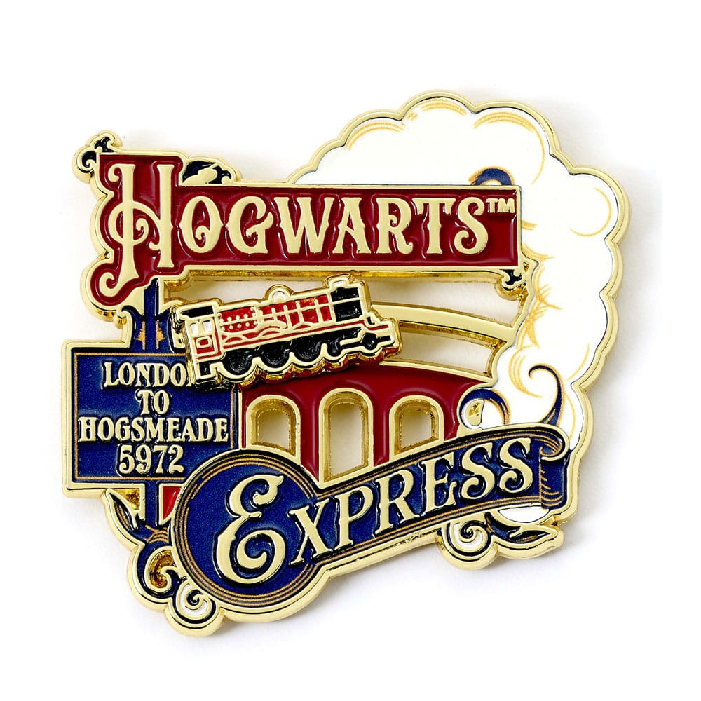 Harry Potter Insignia con alfiler Hogwarts Express (Dorado)