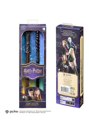 Harry Potter Paquete doble de varitas de juego de rol Harry Potter & Ginny Weasley 30 cm