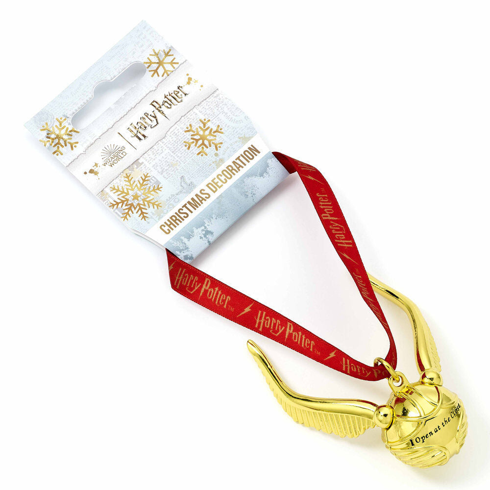 Adorno de Navidad Snitch Dorada Harry Potter