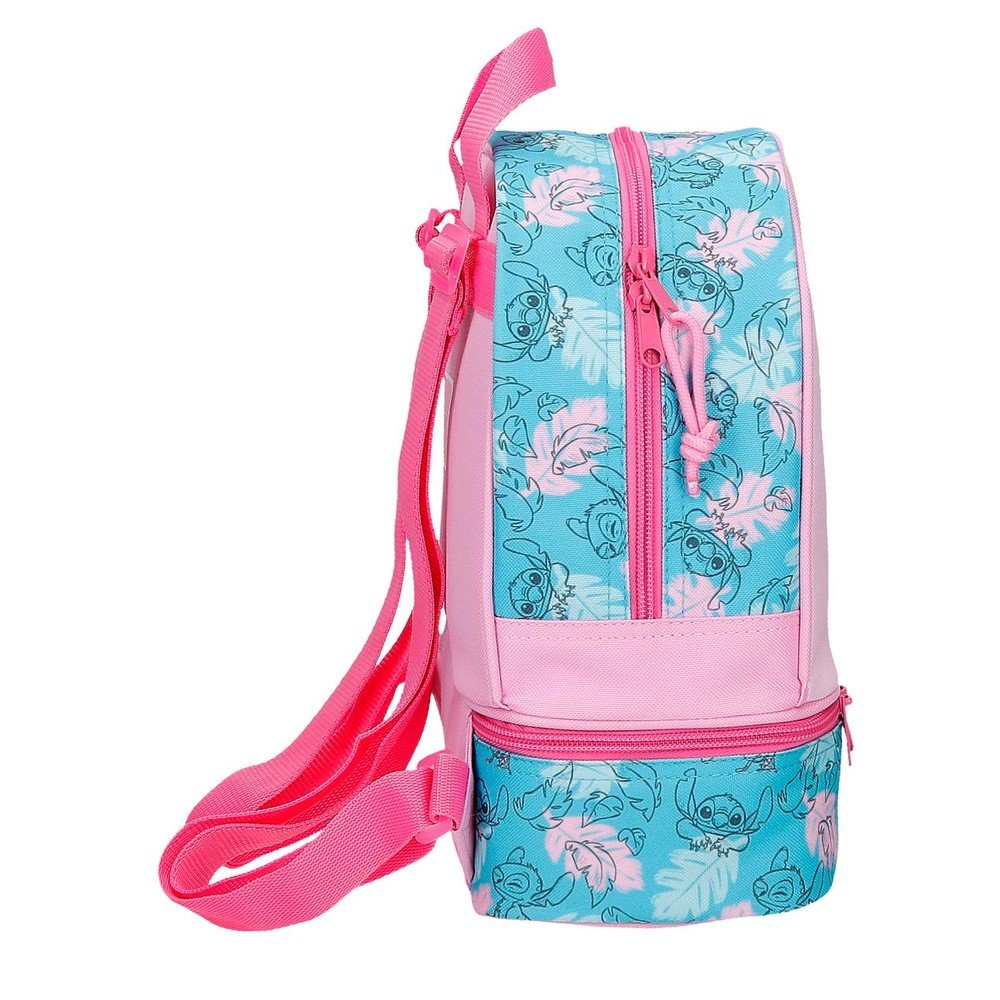 Mochila Infantil Heart Stitch 28Cm Con Portamerienda