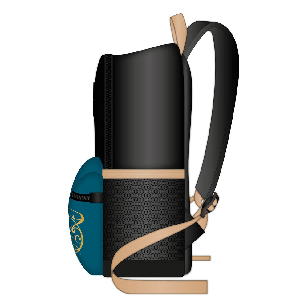 Harry Potter Mochila negro y azul Hogwarts