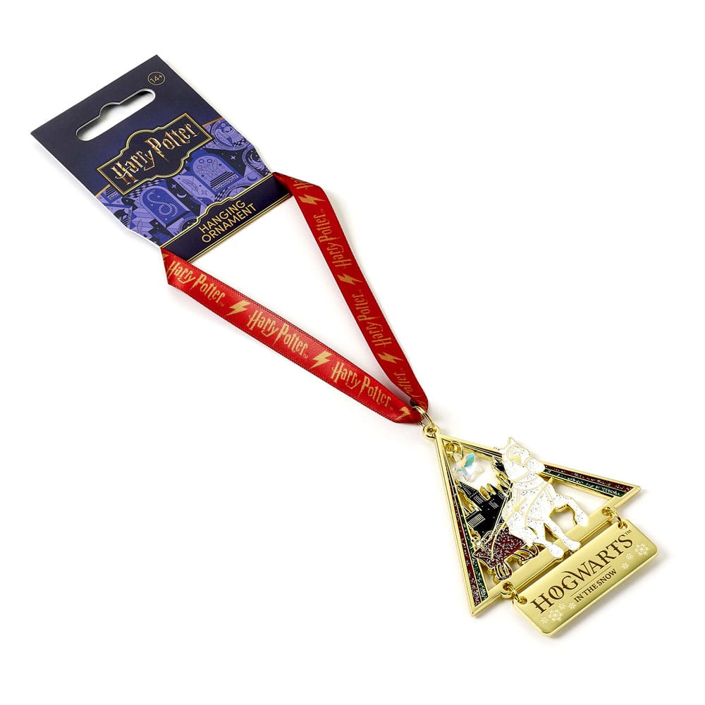 Harry Potter Bola de Navidad Hogwarts in the Snow (Dorado)