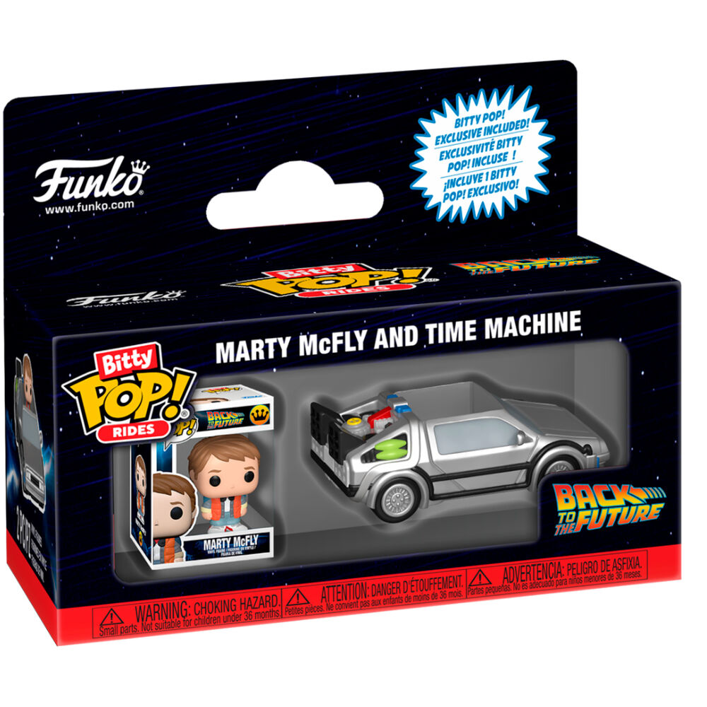 Figura Bitty POP Ride Regreso al Futuro La Maquina del Tiempo