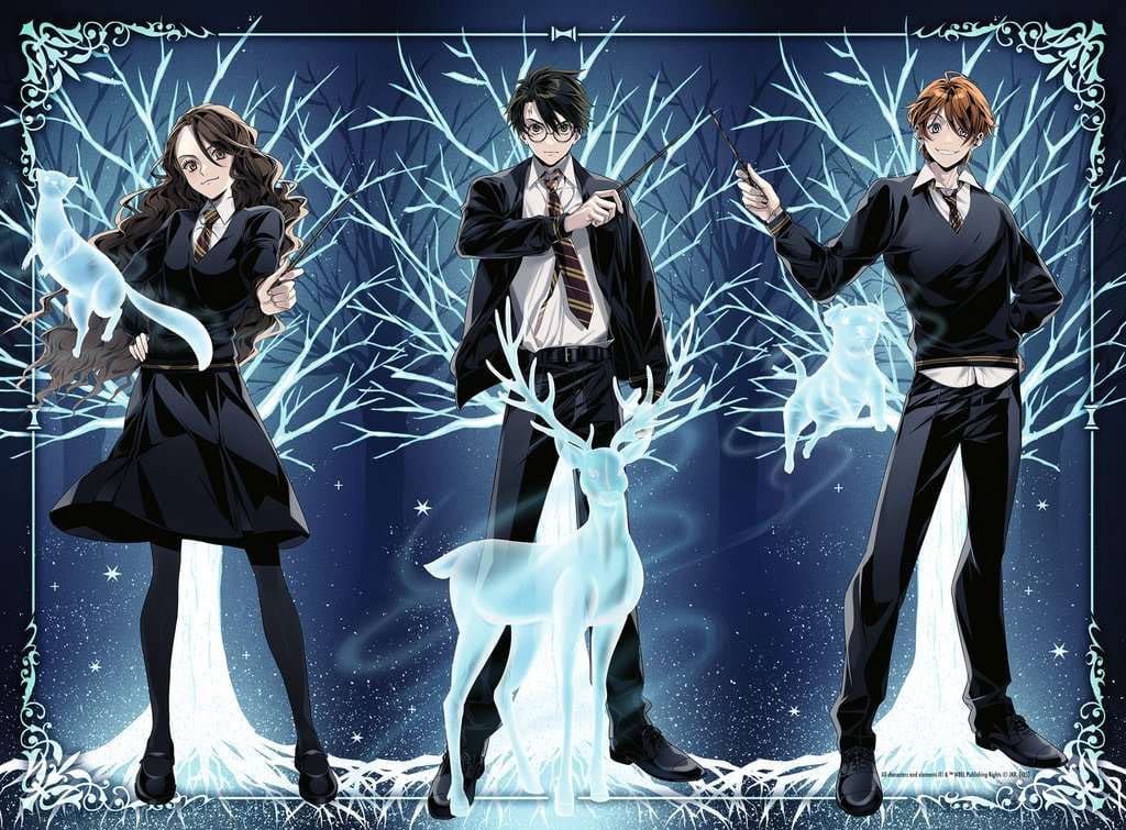 Harry Potter Puzzle Glow-in-the-Dark Glowing Patronus (500 piezas)