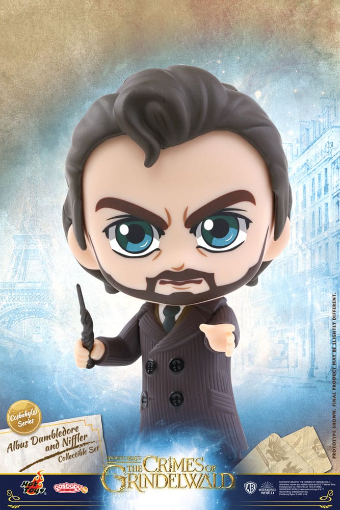 Animales fantásticos: los crímenes de Grindelwald Minifiguras Cosbaby (S) Albus Dumbledore & Niffler 10 cm