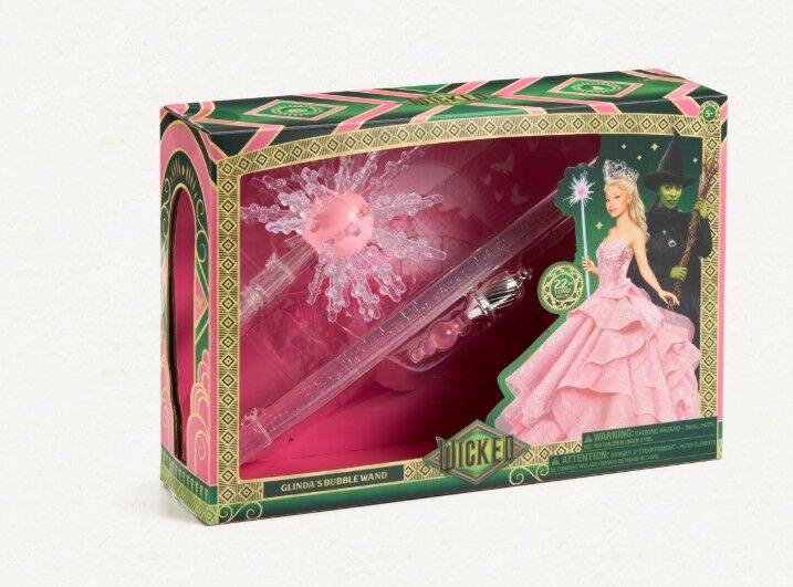 Varita burbujas de Glinda Wicked