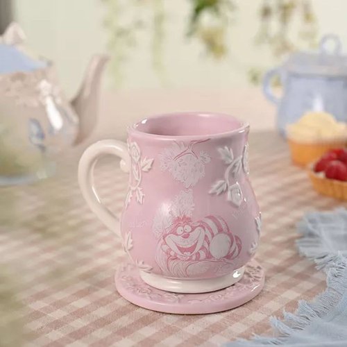 Taza Relieve Alicia Pais De Las Maravillas Gato Cheshire