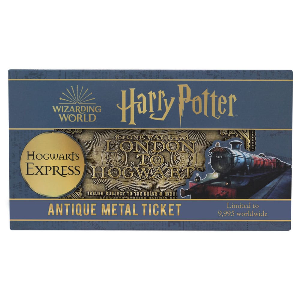 Réplica del billete de tren de Hogwarts de Harry Potter edición limitada
