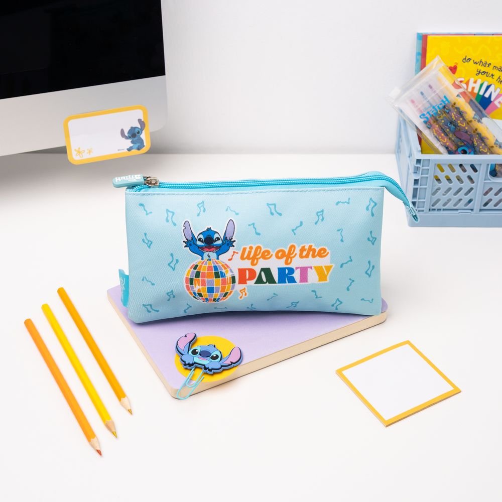 Portatodo Triple Disney Stitch Waves