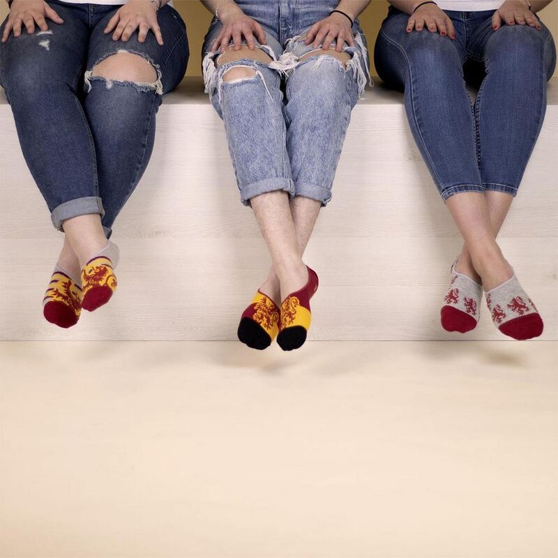 Pack 3 Calcetines Pinkie Harry Potter Gryffindor Tallas 41-46