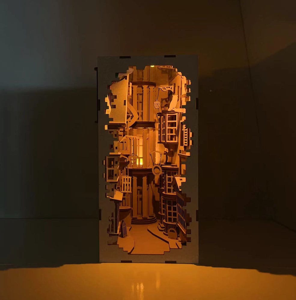 Harry Potter Maqueta Book Nook Tiny Adventures Callejón Diagon 23 cm