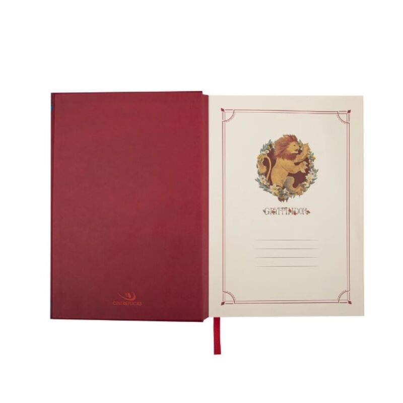 Cuaderno deluxe Mundo mágico de Gryffindor 14,5 x 21 cm