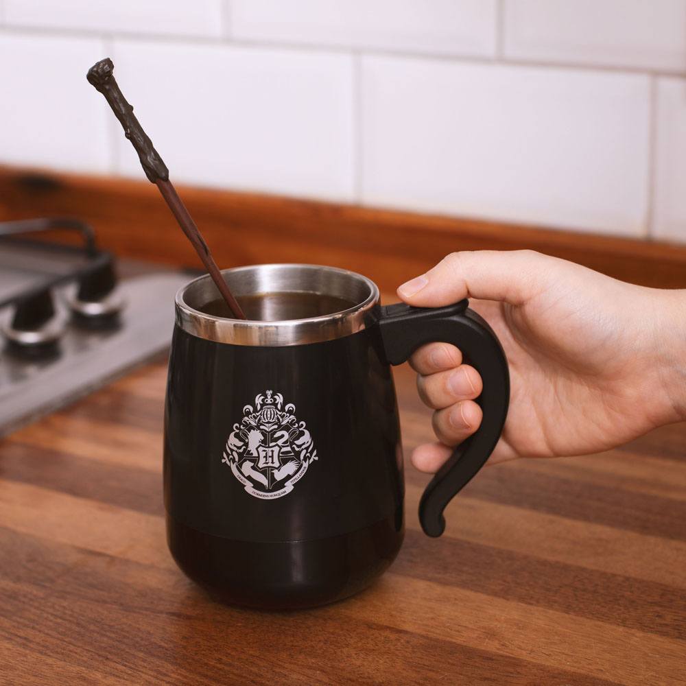 Harry Potter Taza que se remueve sola con la varita de Harry Potter