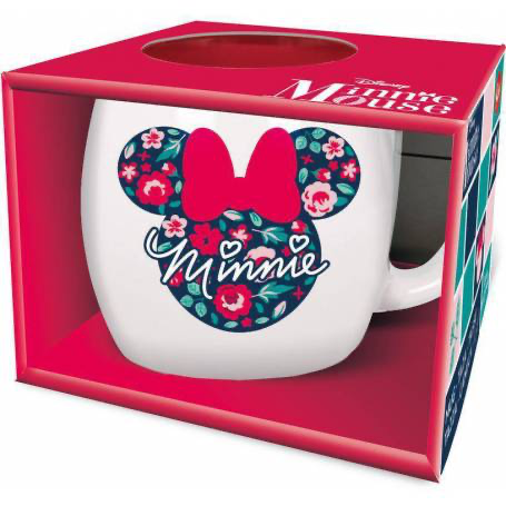Taza cerámica globe Minnie 380ml gardeni (en caja regalo)