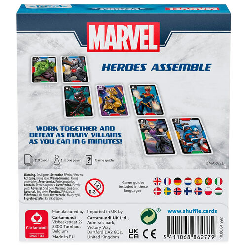 Juego mesa Vengadores Avengers Marvel