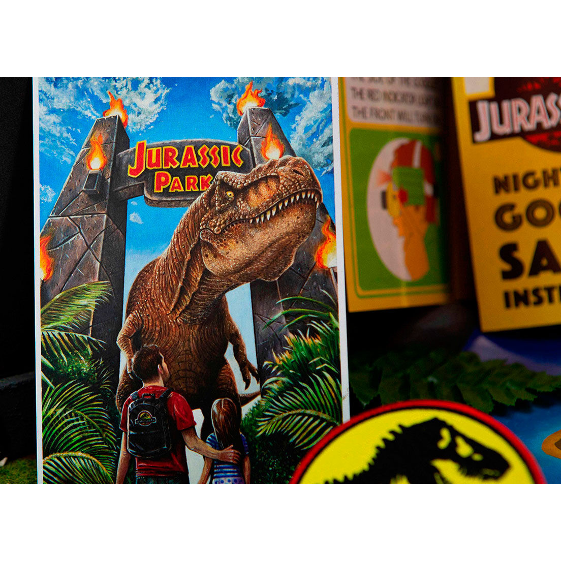 Replica caja metal Jurassic Park Welcome Kit Standard