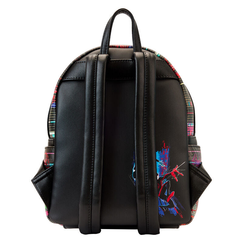 Mochila lenticular Cruzando el Multiverso Spiderman Marvel Loungefly 27cm
