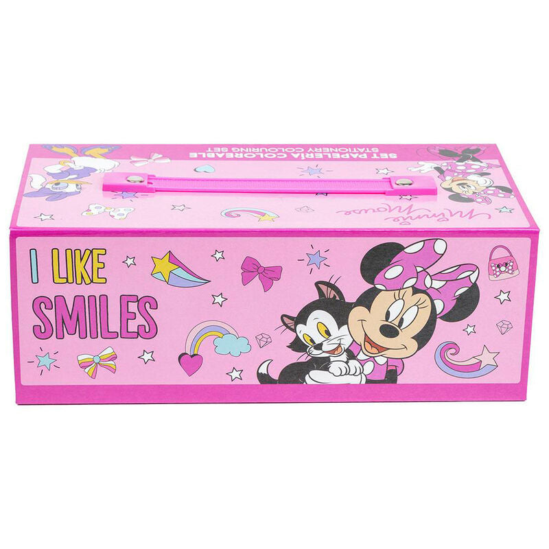 Maletin papeleria coloreable Minnie Disney