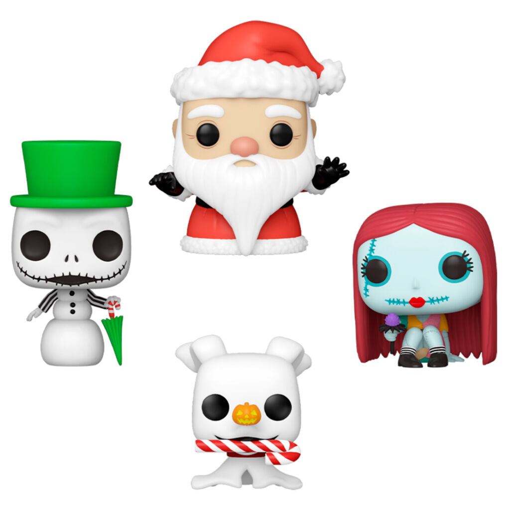 Árbol con 4 figuras Pocket POP Disney Pesadilla Antes de Navidad Holiday Exclusive