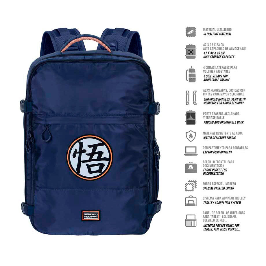 Mochila Symbol Dragon Ball Z 49cm
