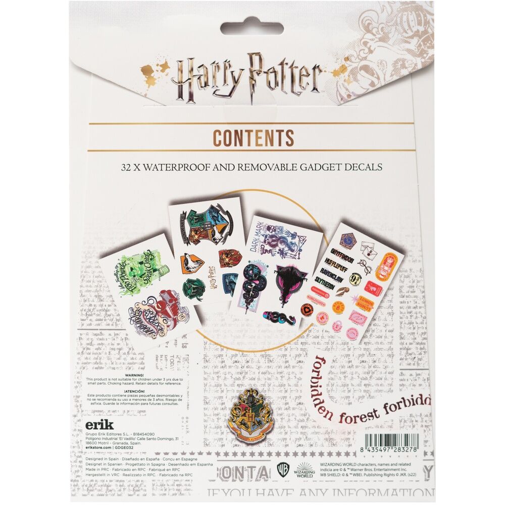 Set pegatinas reutilizables Harry Potter