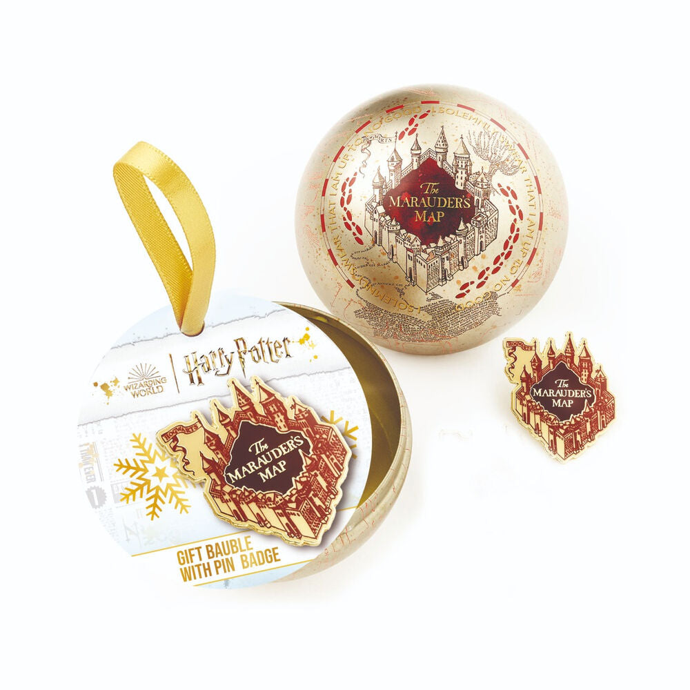 Pin Mapa de los Merodeadores + Bola de Navidad Harry Potter
