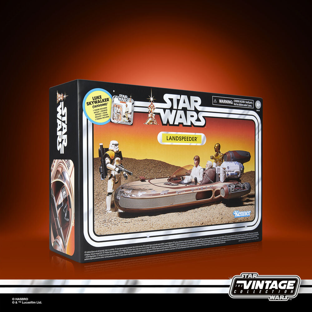 Figura Luke Skywalker + Landspeeder Star Wars