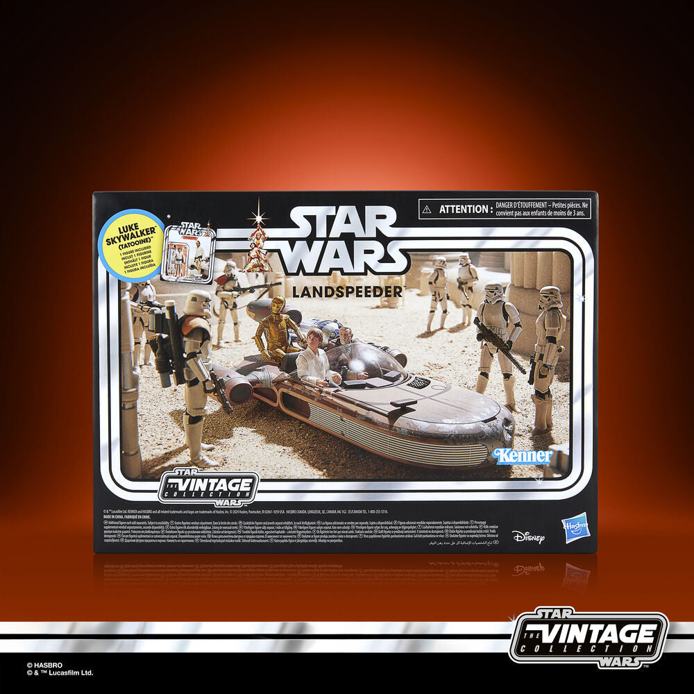 Figura Luke Skywalker + Landspeeder Star Wars