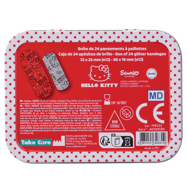 Caja Metal Tiritas Hello Kitty