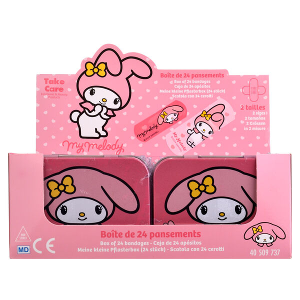 Caja Metal Tiritas My Melody Hello Kitty