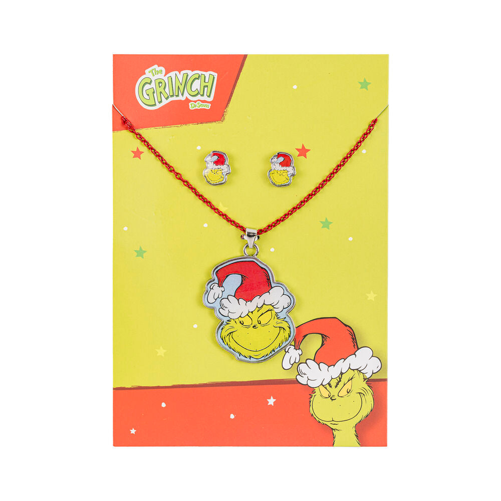 Set Colgante + pendientes Navidad El Grinch
