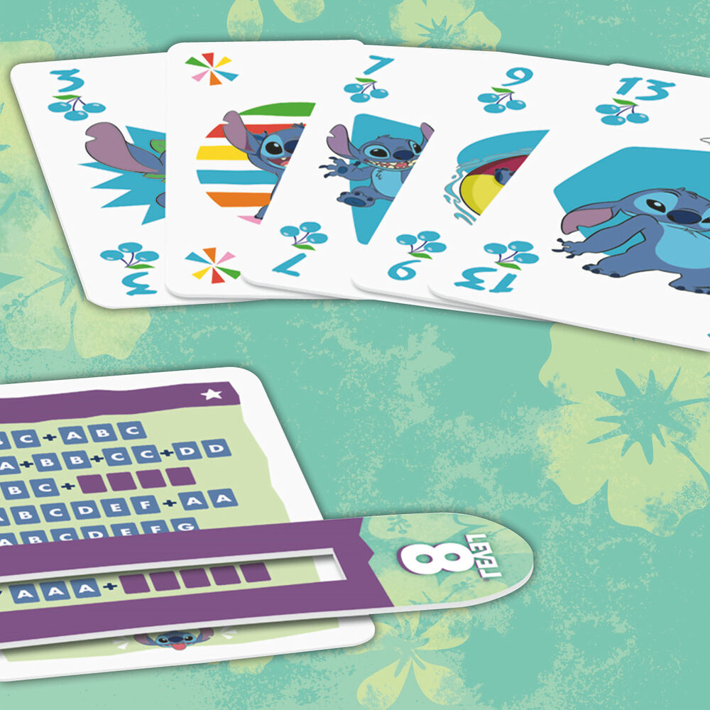 Juego de Cartas Level 8 Stitch Disney