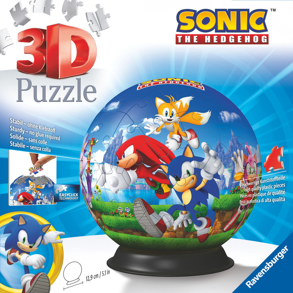 Puzzle 3D Sonic the Hedgehog 72pzs