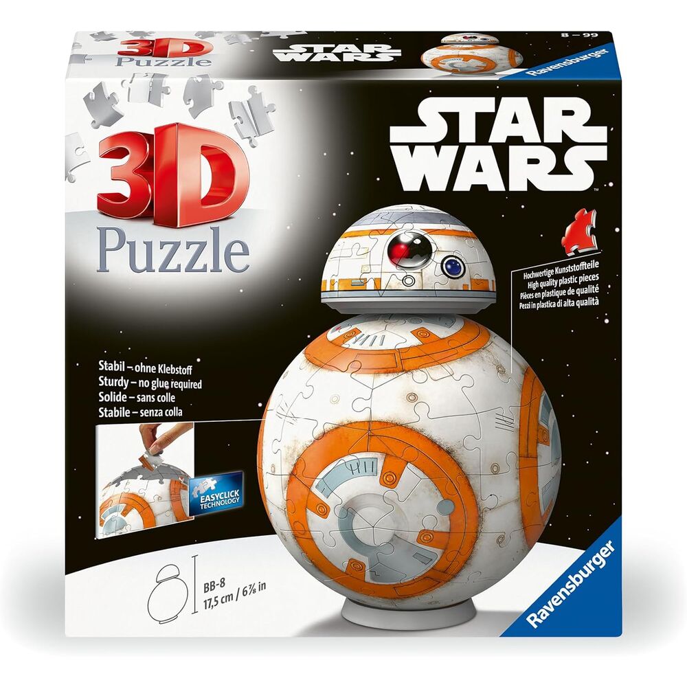 Puzzle 3D BB8 Star Wars 104pzs