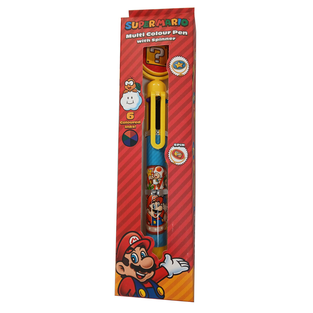Boligrafo multicolor Super Mario Bros Nintendo