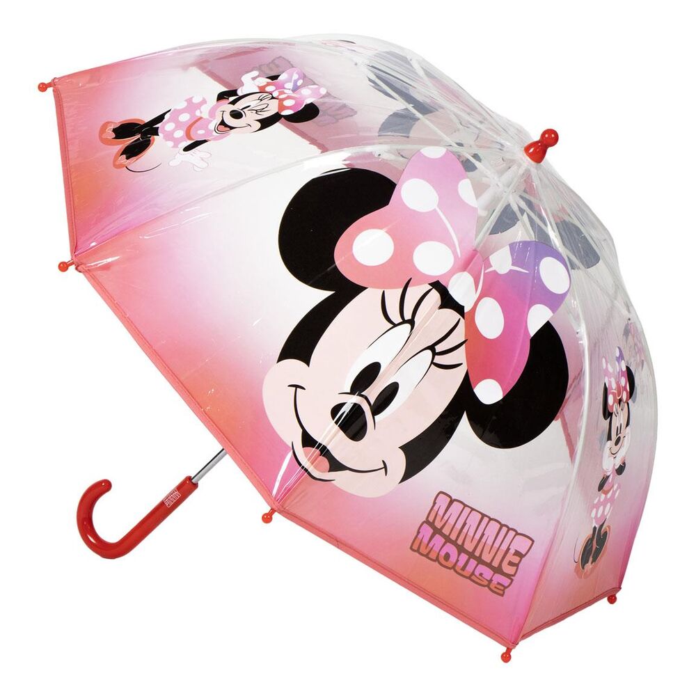 Paraguas manual burbuja Minnie Disney