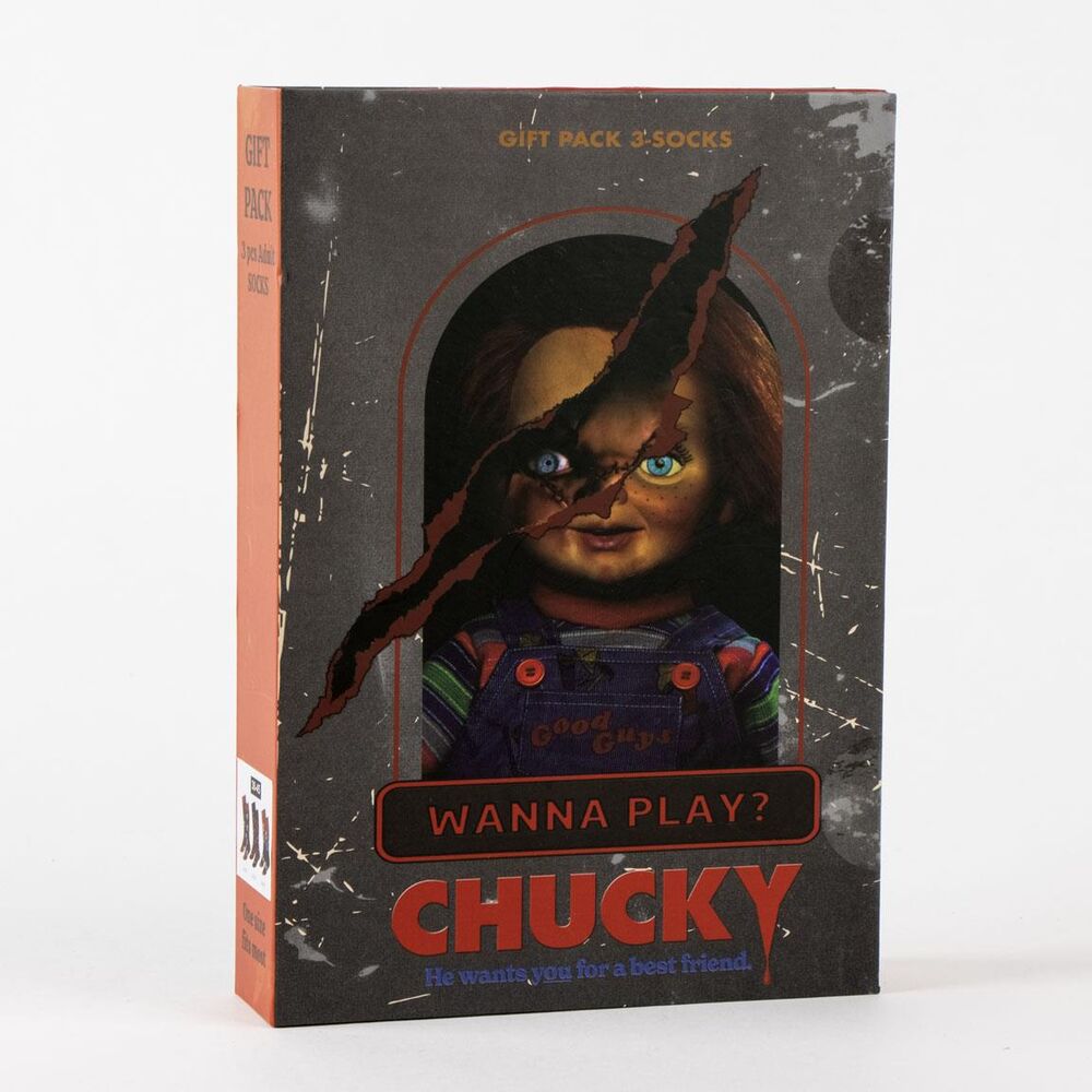 Set 3 calcetines Chucky adulto