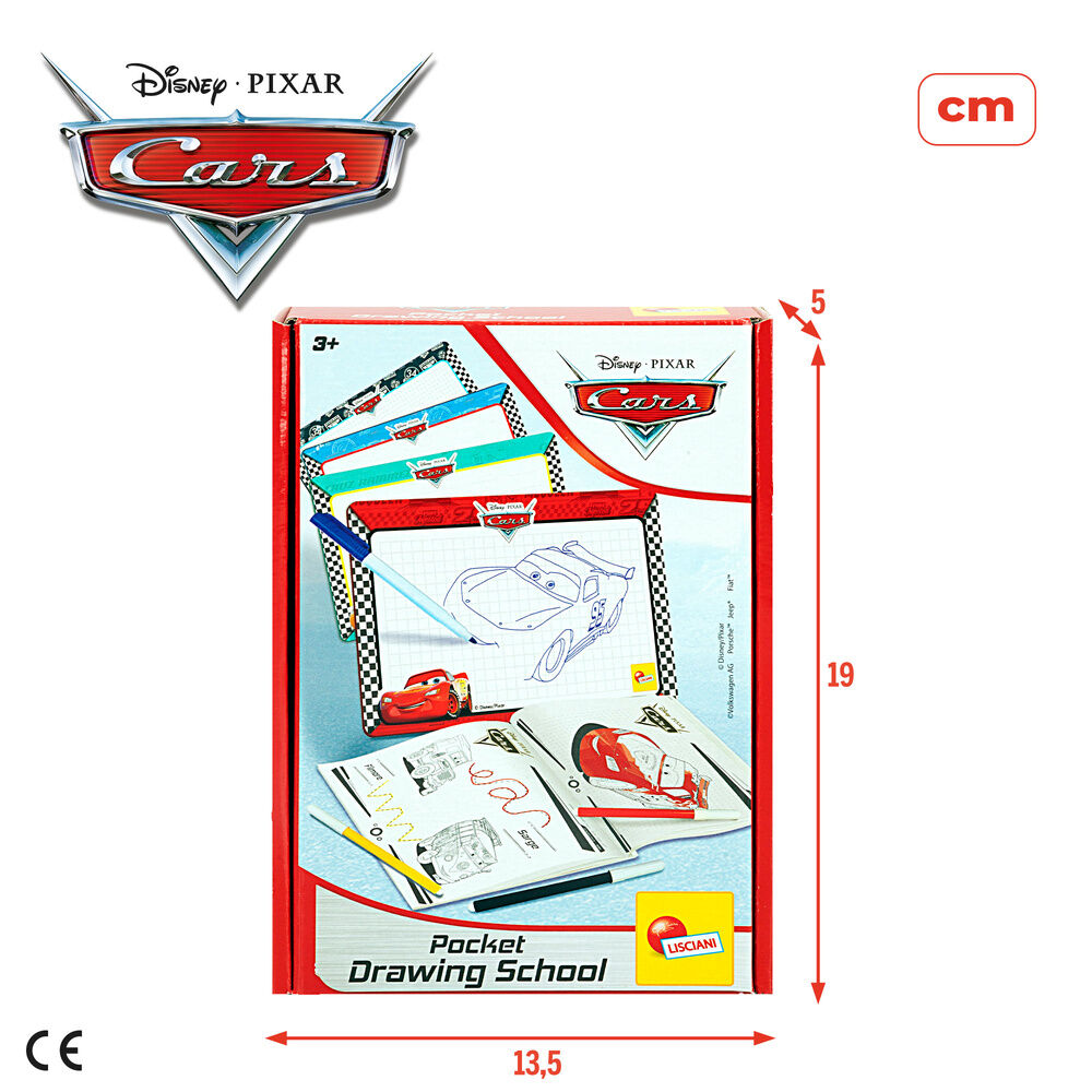 Mini escuela de dibujo Cars Disney Pixar