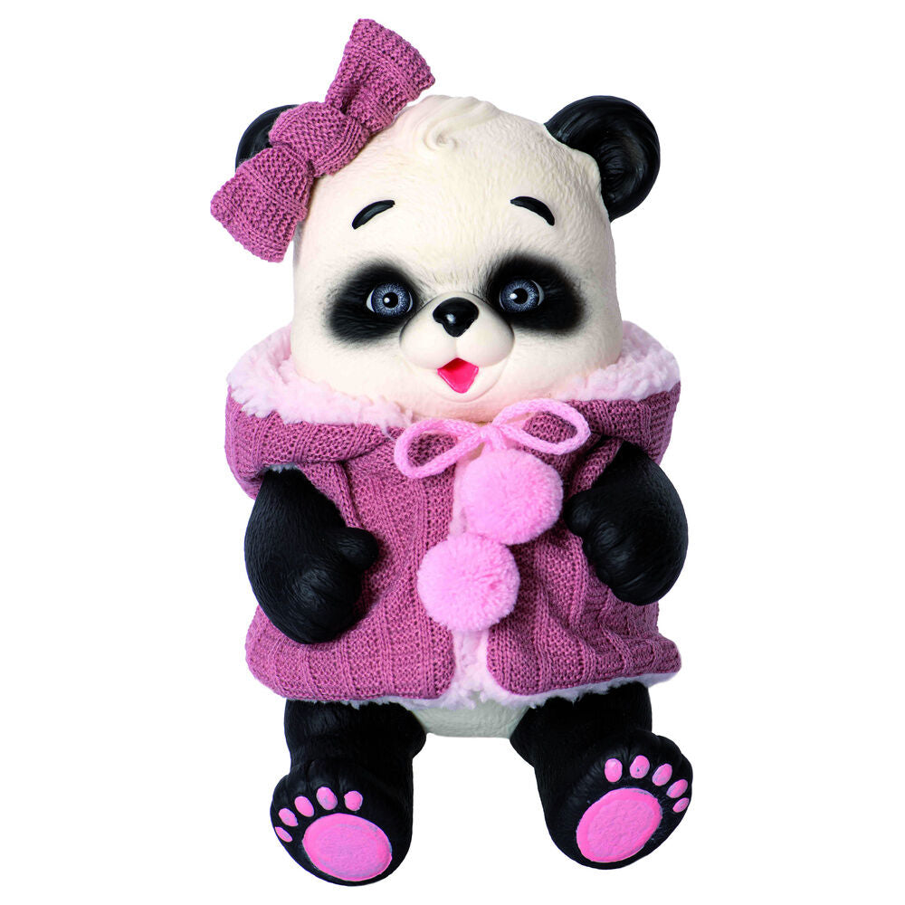 Muñeco bebe reborn oso panda