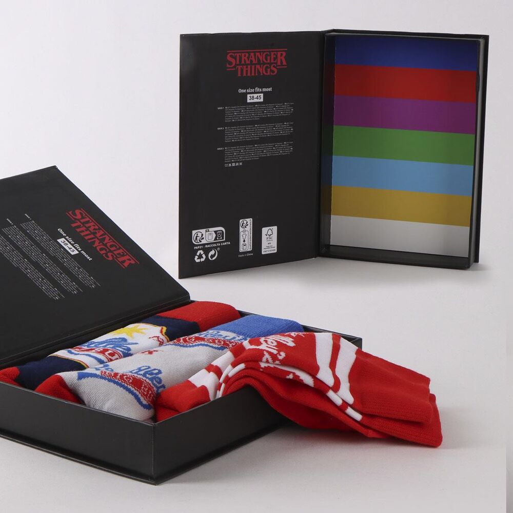 Set 3 Calcetines Stranger Things adulto