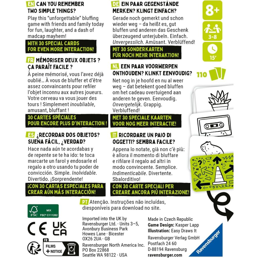 Juego cartas That's Not a Hat