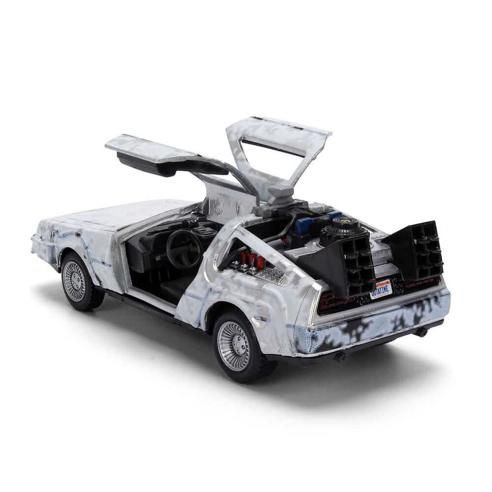 Replica Dlorean Efecto Hielo Time Machine 40th Anniversary Regreso al Futuro